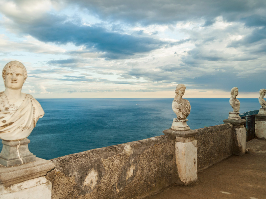 Tour della Costiera amalfitana - Ravello, Villa Cimbrone, Terrazza dell'infinito