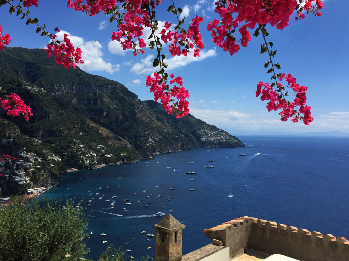 Tour della Costiera Amalfitana dal porto di Sorrento - Positano vista dalla strada